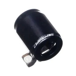 Motamec 14mm AN5 Fuel Hose Clamp End Finisher Hex Head Jubilee Alloy BLACK