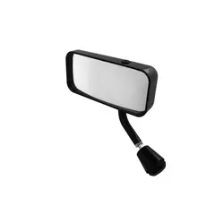 LIFELINE MSA Formula Car Mirror, Left Hand, Flat Lens, Black