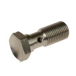 Motamec M12 x 1.25mm 31mm Long Stainless Steel Banjo Bolt Brake Fitting