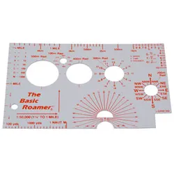The Basic Map Roamer 5 Rally Navigating Red on White