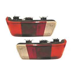 Escort Mk2 Rear Lamp Set Car Kit 2 x Tail Light - Cluster, Lens, Bulbs, Seals