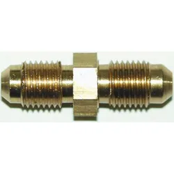 Automec Brake Pipe Brass Inline Connector Fitting Male 3/8" UNF