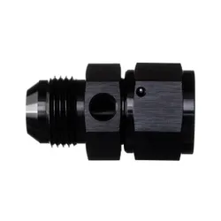 Motamec AN JIC -12 AN12 Female To Male with 1/8" NPT Port Fitting Alloy Adapter Black