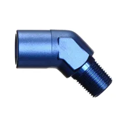 Motamec 3/8" NPT 45 Degree Female to Male Elbow Alloy Adapter Fitting