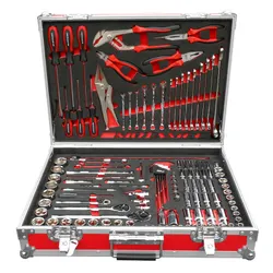 Motamec Hand Tools Kit - Red Case Red Foam
