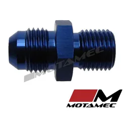 Motamec AN -6 AN6 to 1/4" BSPP Straight 1/4x19 Thread Alloy Adapter Fitting