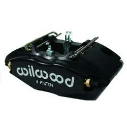 Wilwood Forged Powerlite 4 Pot Brake Caliper & Handbrake Cable Attachment 13mm Disc