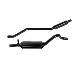 Ashley Escort Mk1 Mk2 RS2000 Pinto Exhaust System Twin Box - 2 Left Hand