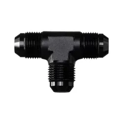 Motamec AN JIC -8 AN8 Flare Union Tee T-Piece Fitting Adapter Alloy Fitting Black