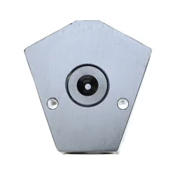 Motamec 1/2" NPT In 1/2" Out Y Block Aluminium Alloy with 1/2" Gauge Block