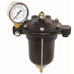 FSE Filter King V8 High Flow Fuel Pressure Regulator - 1/8th NPTF With Gauge FPRV8/NPT/G