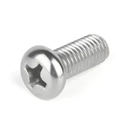 12-24 x 3/8 UNC Machine Screw Phillips Pan in A2 Stainless