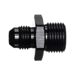 Motamec AN -6 AN6 JIC to M18x1.5 Metric Thread Alloy Fitting Adapter Black