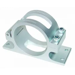 Sytec Motorsport Fuel Pump Filter Mount Bracket Silver Inc Std Sleeve MPB003S