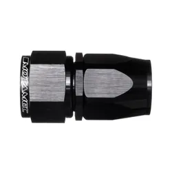 Motamec AN -12 AN12 JIC Straight Hose End Alloy Fitting Oil Aeroquip Type Black