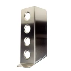 Motamec Alloy Drivers Clutch Footrest - Plain Aluminum Finish Foot Rest