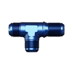 Motamec AN JIC -16 AN16 Bulkhead Tee On Run T-Piece Alloy Fitting Adapter
