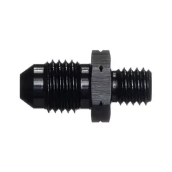 Motamec AN -4 AN4 JIC to M8x1.25 Metric Thread Alloy Fitting Adapter Black