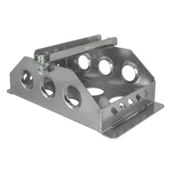 Motamec Alloy Race Battery Tray Red Top 30 Flat Mounting Box - Anodized