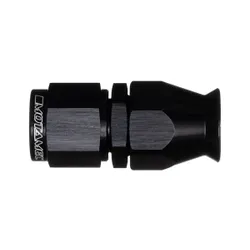 Motamec AN JIC -6 AN6 Straight Teflon PTFE Hose Fitting End Alloy Fuel Oil Aeroquip Black