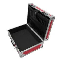 Motamec Mechanics Flight Case Heavy Duty Tool Box Red no Alloy Tray