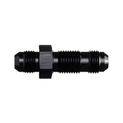 Motamec AN JIC -6 AN6 Flare Union Bulkhead Straight Alloy Fitting Adapter Black