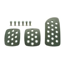 Motamec Alloy Pedals Extension Plates Set - Aluminum Pedal Pad Kit - ALLOY