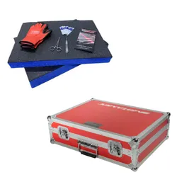 Motamec MTB-200 Flight Case Red - Blue Foam