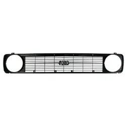 NEW For Ford Escort Mk2 Front Grill Round Headlamps - For Ford Plain Black Grille