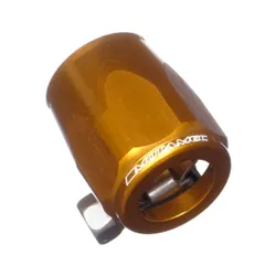 Motamec 15mm AN6 Fuel Hose Clamp End Finisher Hex Head Jubilee Alloy GOLD