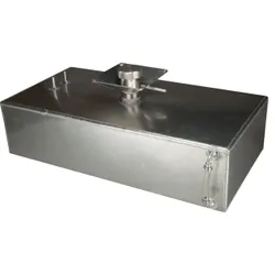 OBP 6 Gallon Square Aluminium Fuel Tank with Splash Bowl OBPFTSB005