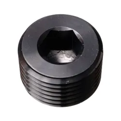 Motamec 1/2" NPT Socket Blanking Plug Alloy Fitting Black
