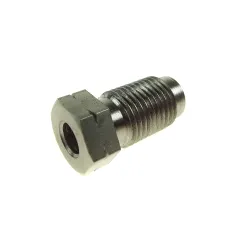 Automec Brake Pipe Stainless Steel Union Fitting Male 3/8"x24 UNF