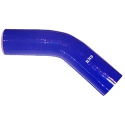 RMD 45 Degree Silicone Hose Pipe 60mm Diameter Car Coolant Radiator BLUE