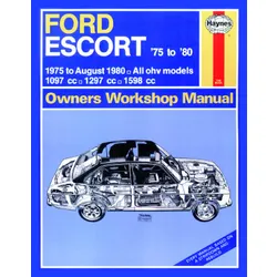 Haynes Manual - Ford Escort MK2 1.1L, 1.3L & 1.6L X-Flow 1975-80