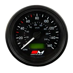 Motamec 160mph Speedometer Gauge 80mm Electronic Stepper Motor Back Light