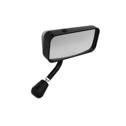 LIFELINE MSA Formula Car Mirror, Right Hand, Flat Lens, Black