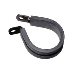 Motamec AN -20 AN20 40mm ID Cushioned P Clip Hose Clamp Rubber Aluminium Black