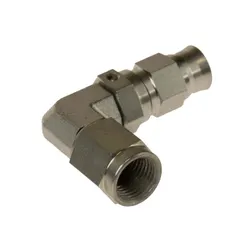 Motamec -3 AN M10 x1mm Female 90 Degree Swivel Stainless Steel Brake Fitting