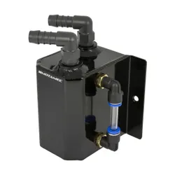 Motamec Alloy 0.5L Small Oil Catch Tank Anodized BLACK