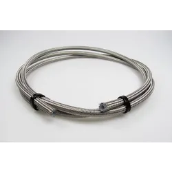 Motamec -03AN/JIC Stainless Steel Braided PTFE Brake Hose Aeroquip Goodridge 1m