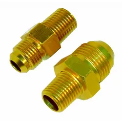 Sytec Alloy Straight Fuel Union Ftting -08AN/JIC To 1/4 NPT ASA04
