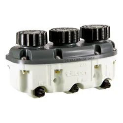 Tilton Brake Fluid Reservoir 3 in 1 Low Profile JIC -4 7/16 UNF Threaded Fittings