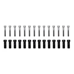 Duratec MZR Engine Cam Cover Bolt & Alloy Sleeve Washer Set - Black