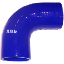 RMD 90 Degree Silicone Hose Pipe 54mm Diameter Car Coolant Radiator BLUE