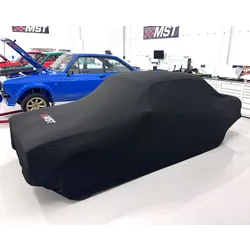 MST Indoor Classic Car Cover Escort Mk1 & Mk2 Super Soft Stretch Black
