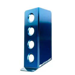 Motamec Alloy Drivers Clutch Footrest - Anodized Blue Aluminum Foot Rest