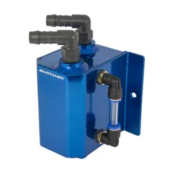 Motamec Alloy 0.5L Small Oil Catch Tank Anodized BLUE
