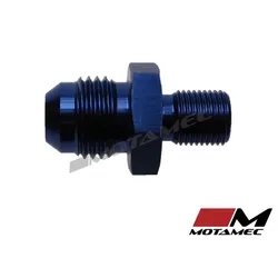 Motamec AN -6 AN6 to 1/8" BSPP Straight 1/8x28 Thread Alloy Adapter Fitting