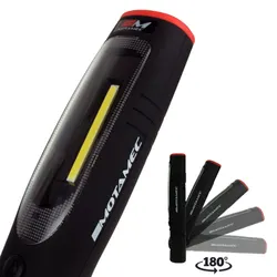 Motamec Rechargeable 3W COB LED Lithium-Ion Inspection Lamp Work Light Torch SMD
